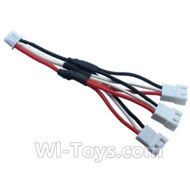 MJX X601H X601 Spare Parts-33 Upgrade 1-to-3 coversion Charging cable(1psc),MJX X601H X601 RC Quadcopter Drone Spare Parts Replacement Accessories